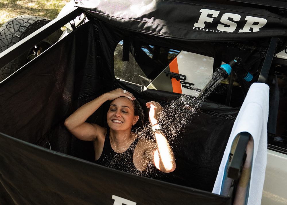 How to Take a Shower While Camping