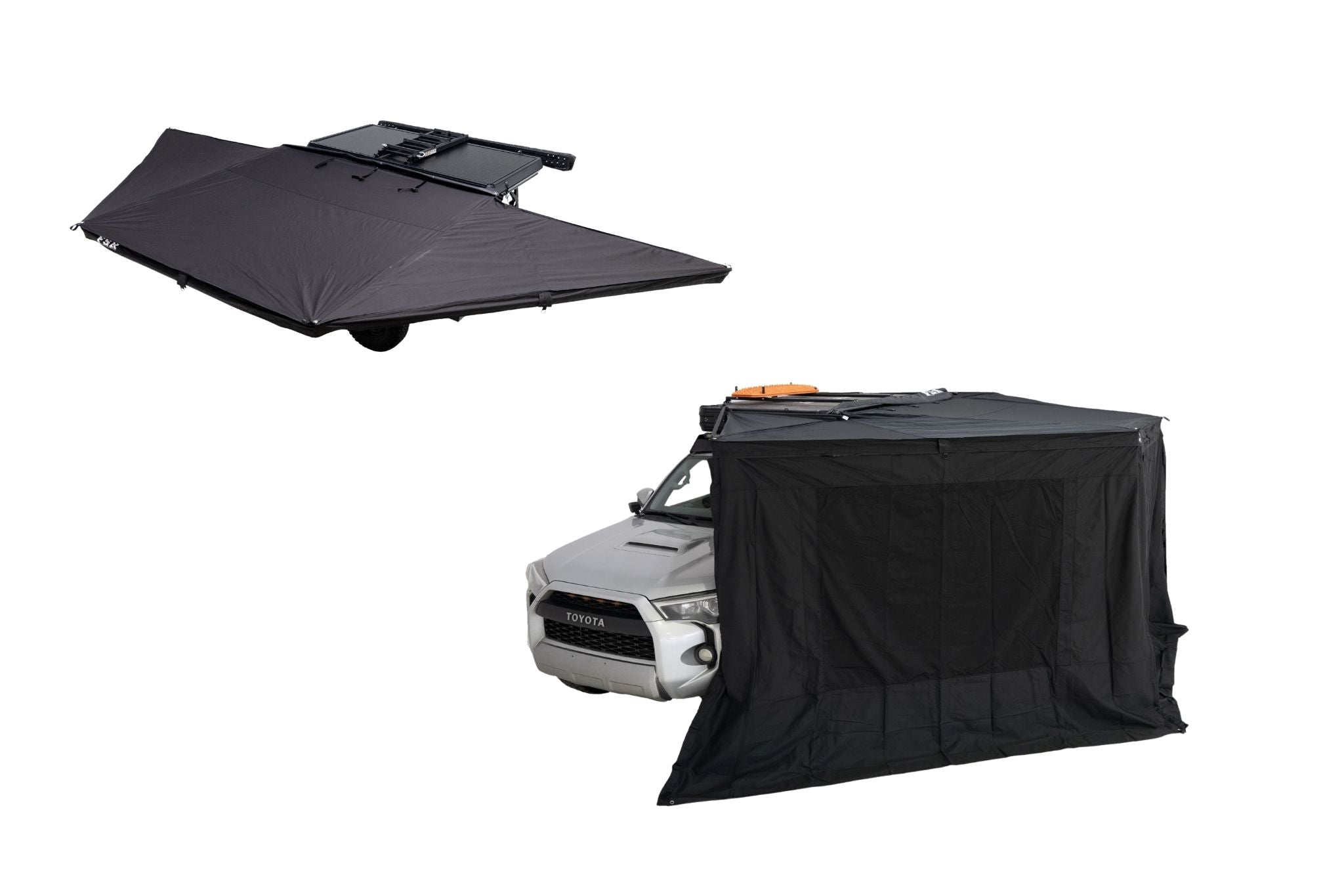 Overland Shelter Essentials Bundle – 180 Awning + Awning Room – Markise & Vorzelt kaufen bei Rooftop Tents Europe