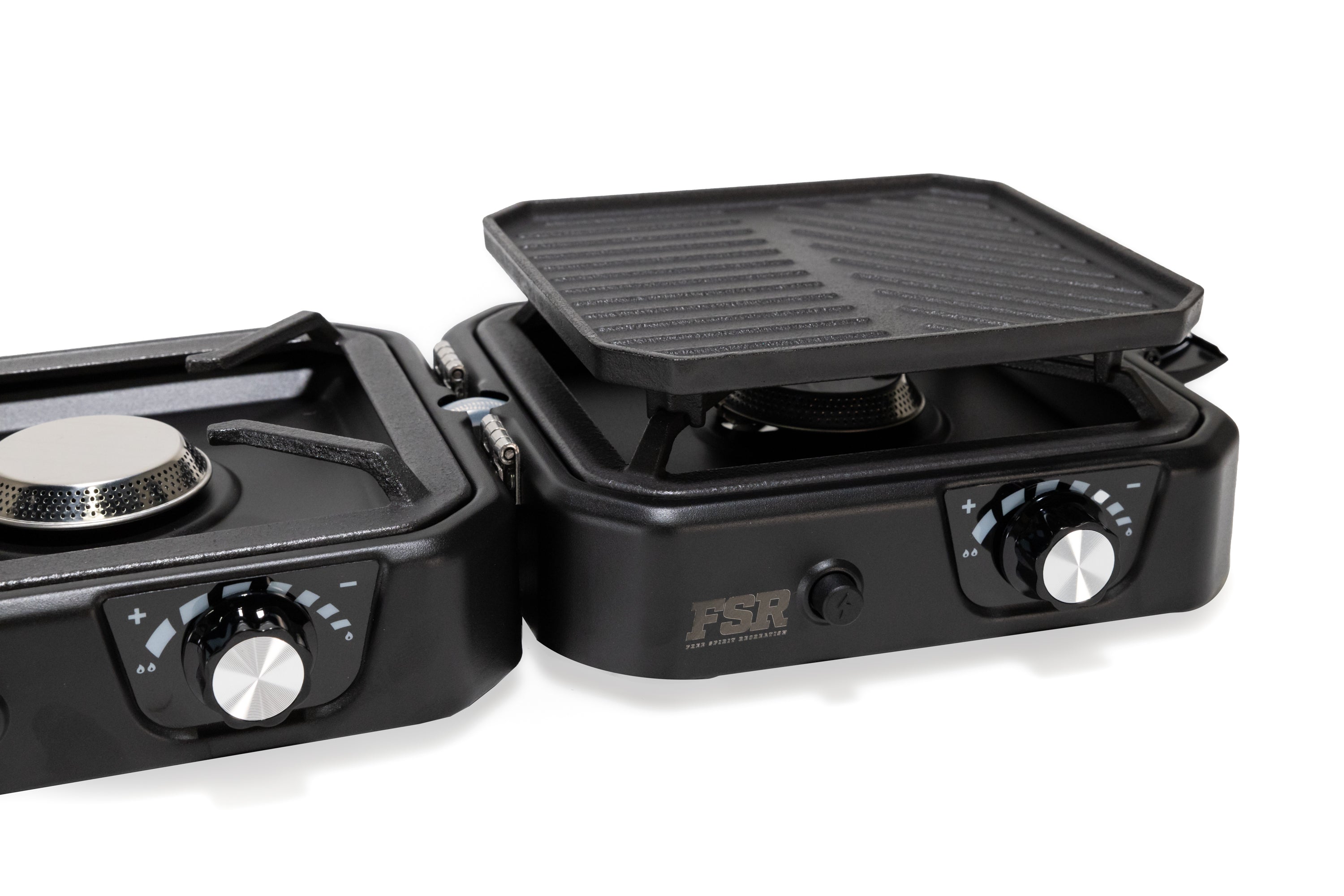 Portable 2 Burner Camp Stove & Wind Screen - Clearance