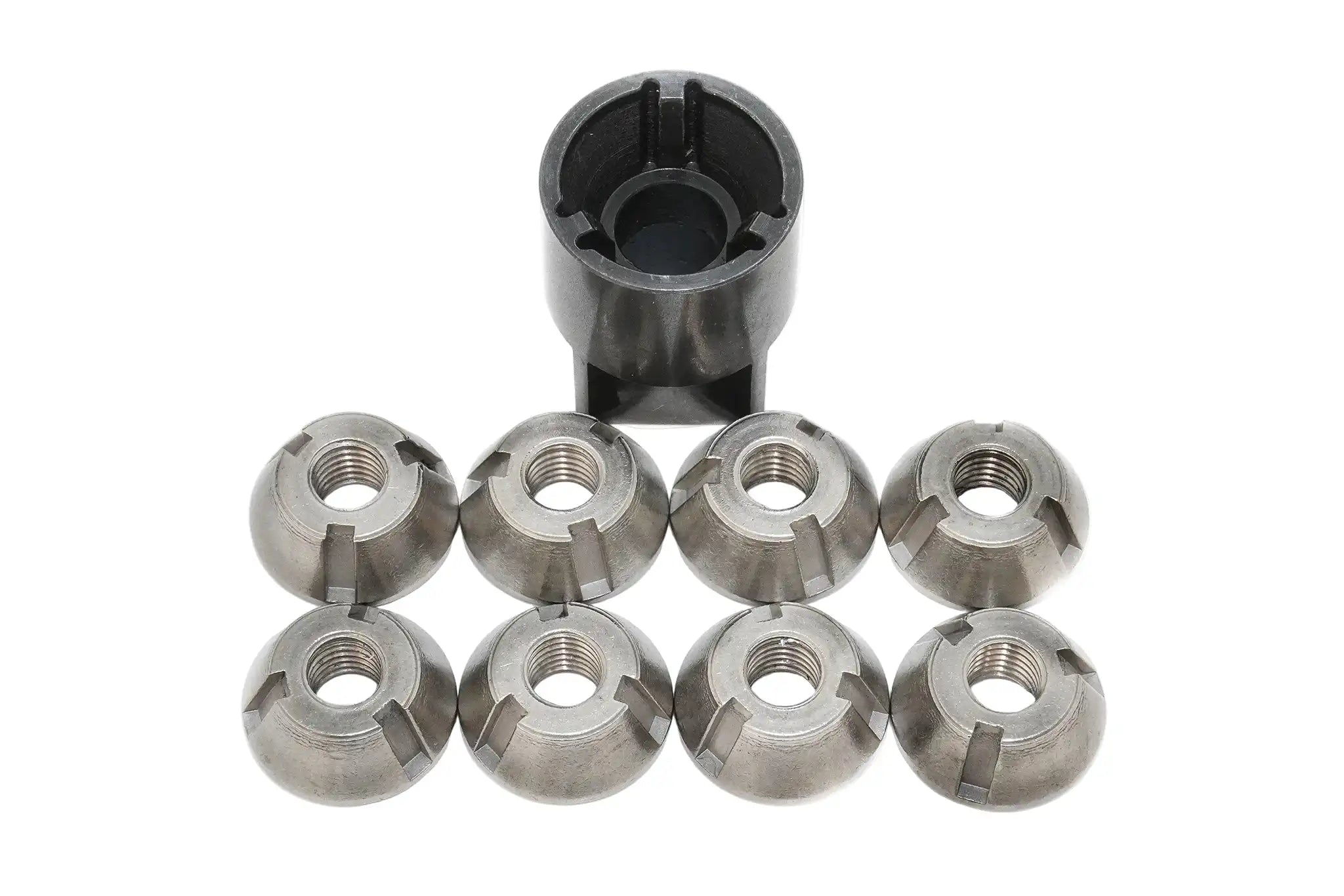 FSR M8 Security Nut Kit for securing rooftop tents, racks, and crossbar mounted cargo