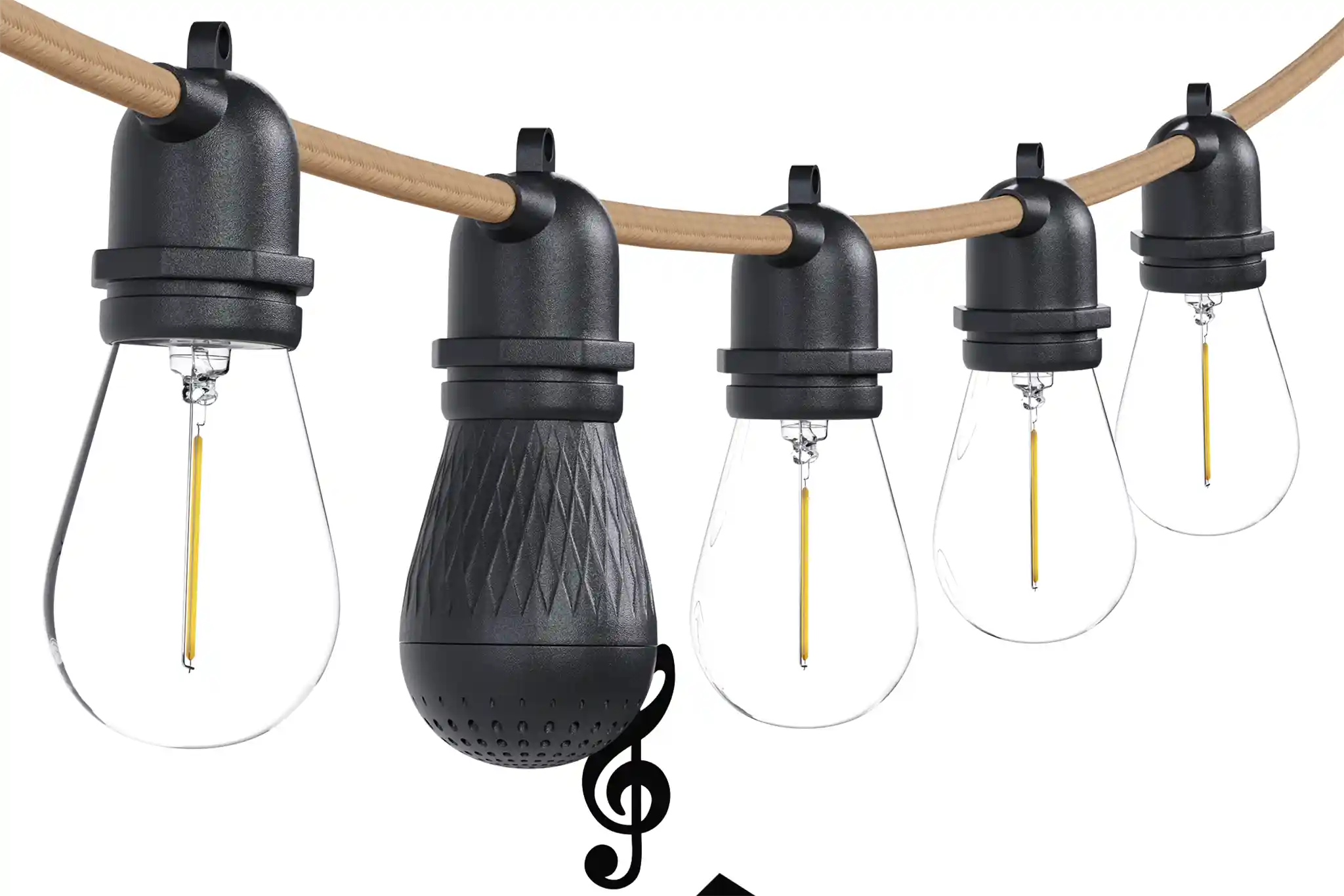 tent string lights LED Camping String Lights with Speakers – Free Spirit Recreation