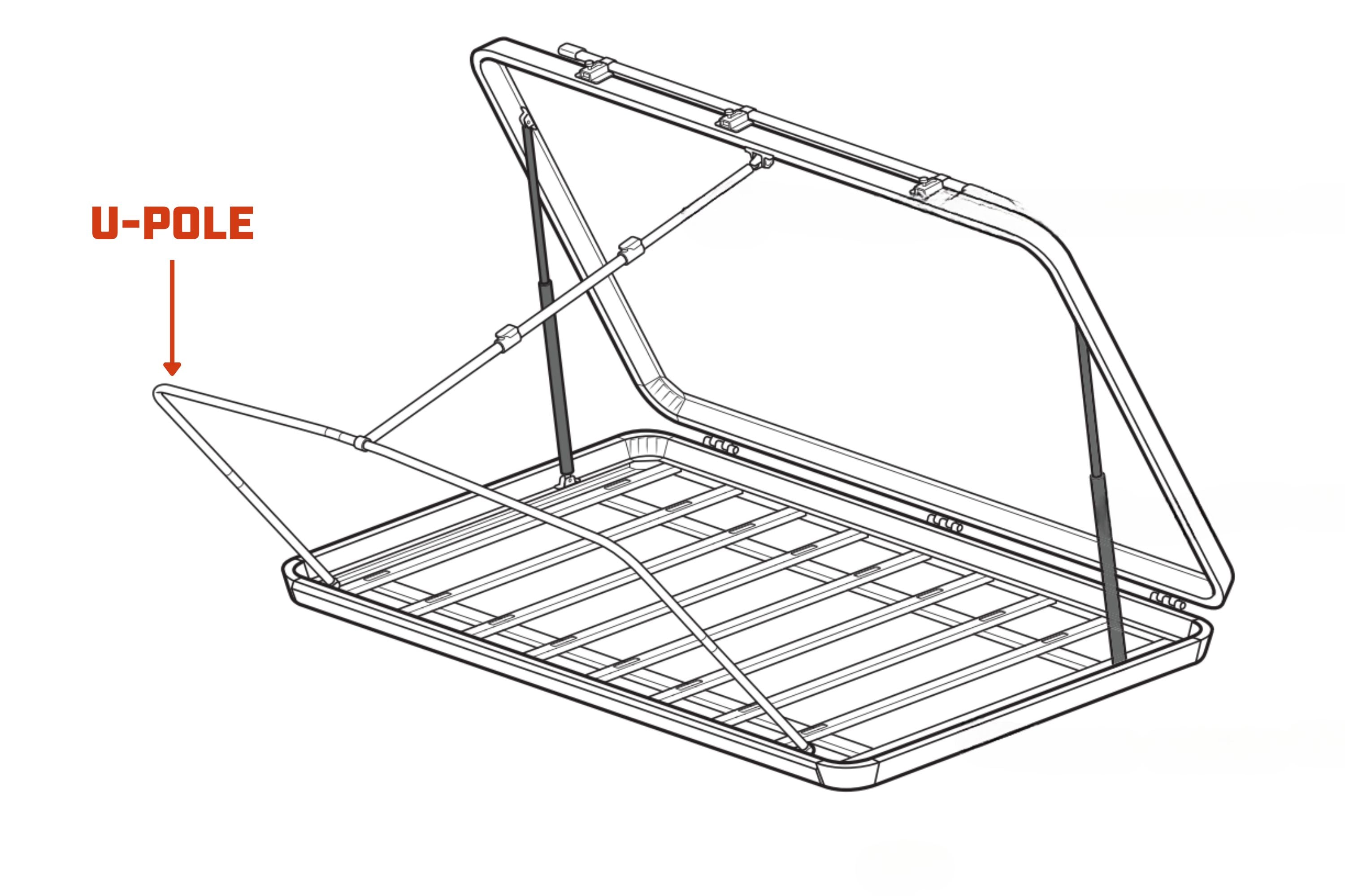 Odyssey U-pole - 49/55 - Front/Extension