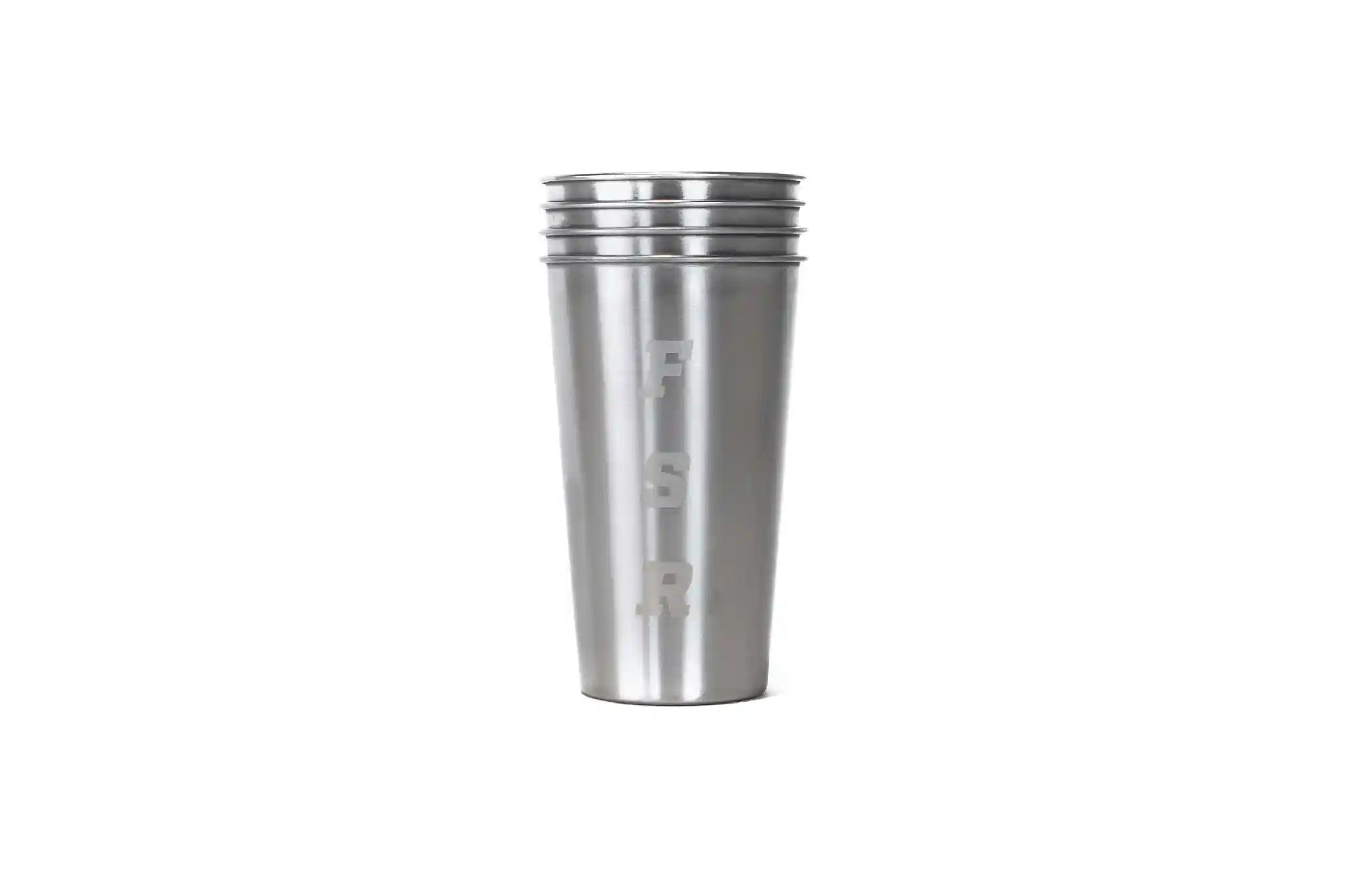 FSR Stackable Camping Stainless Steel Glasses | Free Spirit Recreation