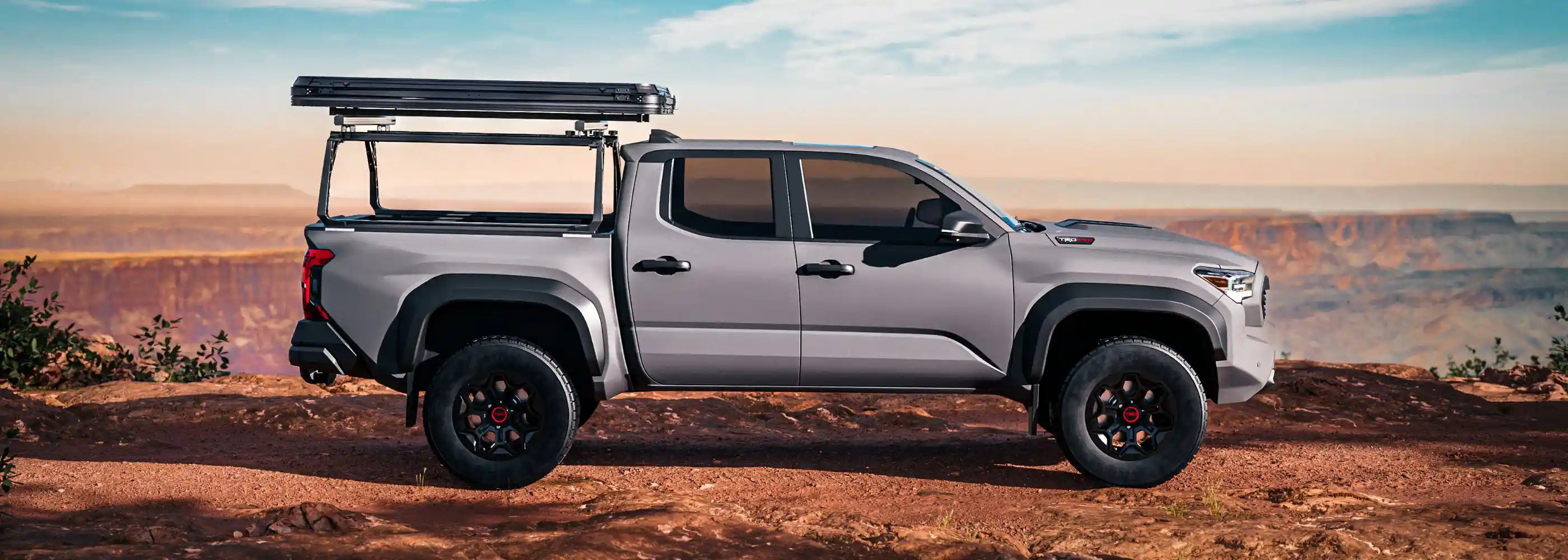 FSR Evolution V3 XL rooftop tent mounted on mid-size truck