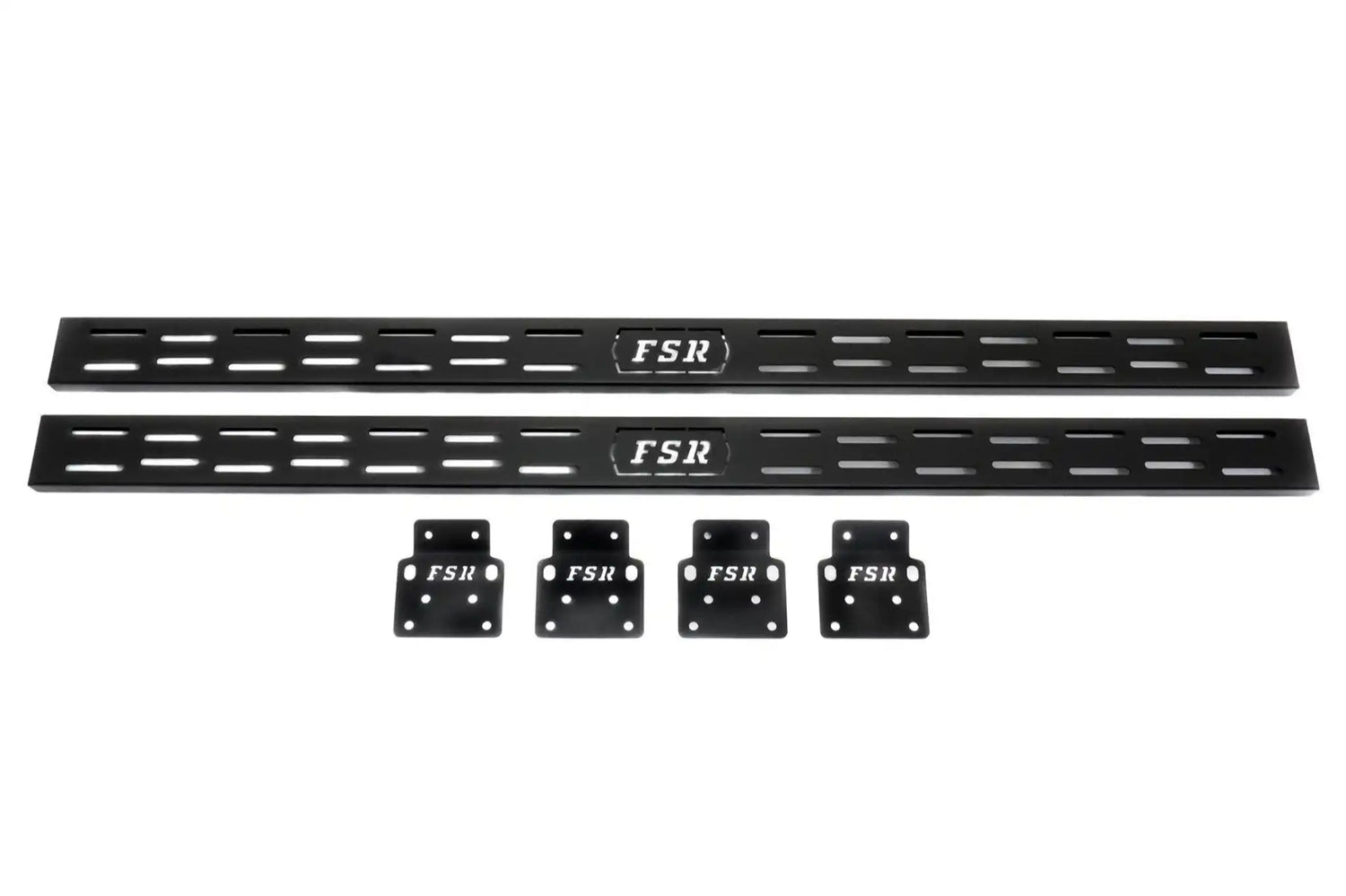Pair of  FSR Crossbars for hard shell roof top tents from Free Spirit Recreation with mounting plates