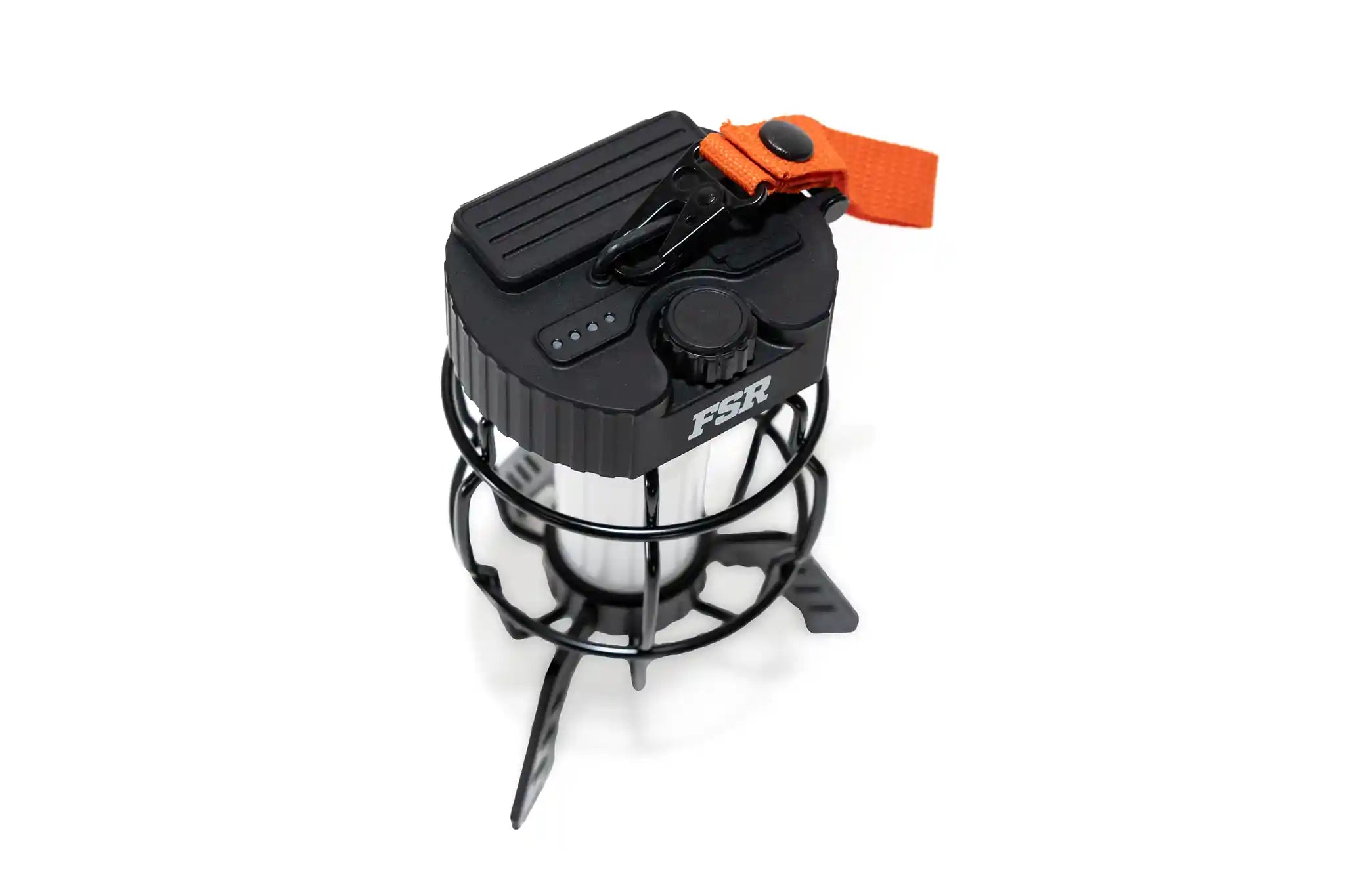 Close up image of the included mounting strap for the FSR Portable LED Camping Lantern from Free Spirit Recreation 