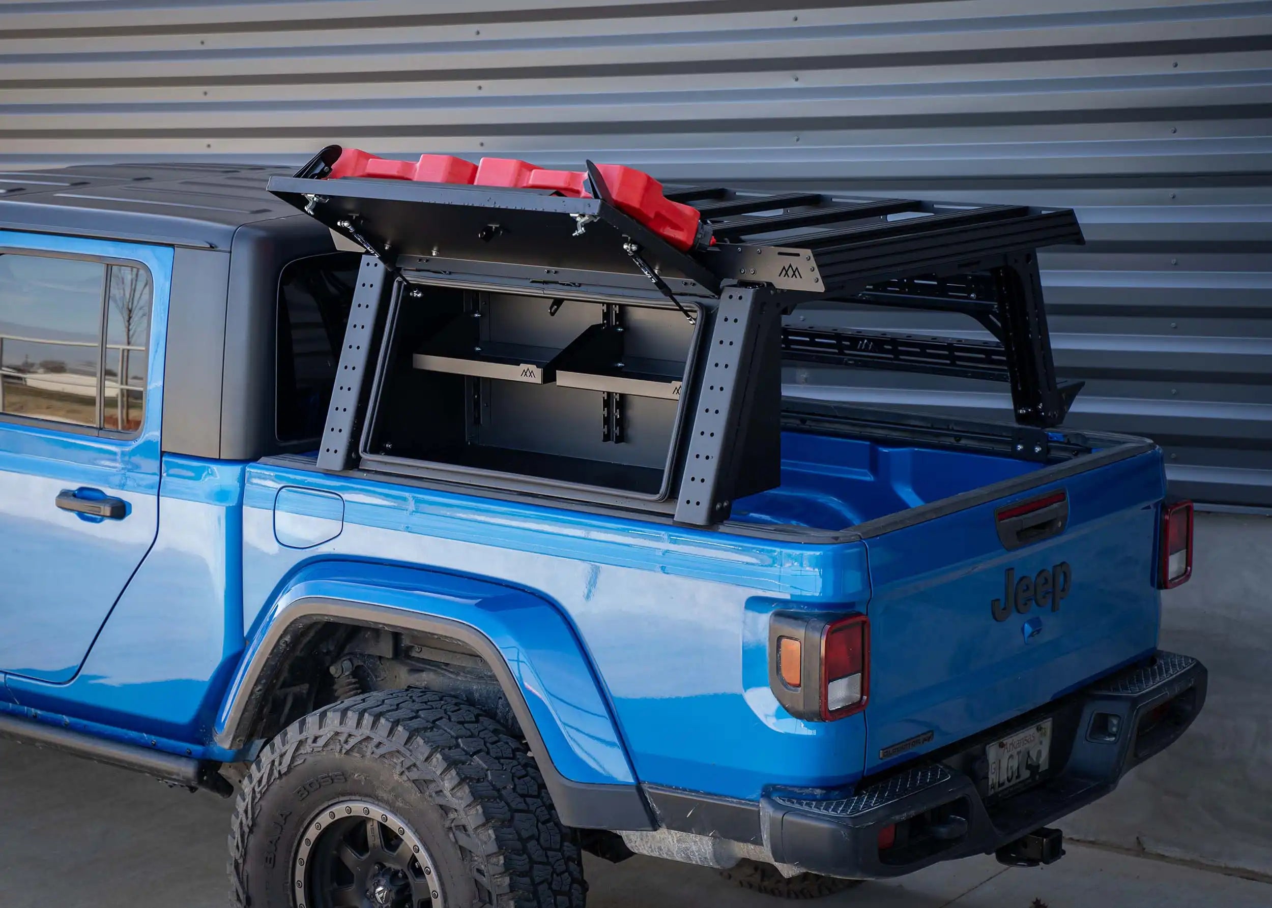 Overland Bed Rack Storage Box - Jeep Gladiator